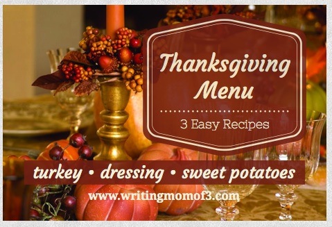thanksgiving menu