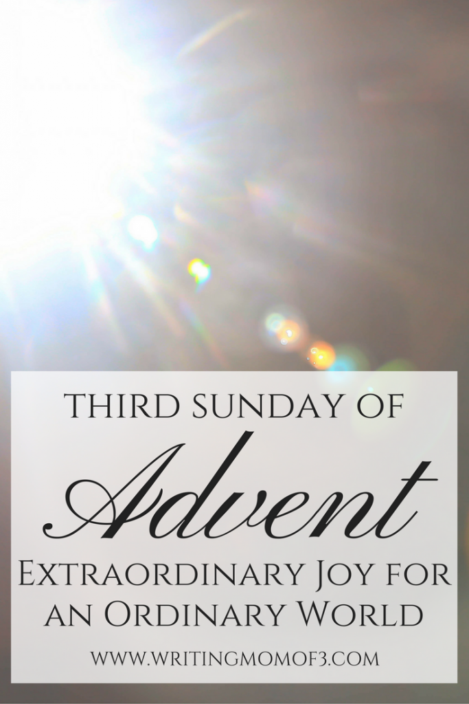 Advent worship | Extraordinary Joy for an Ordinary World